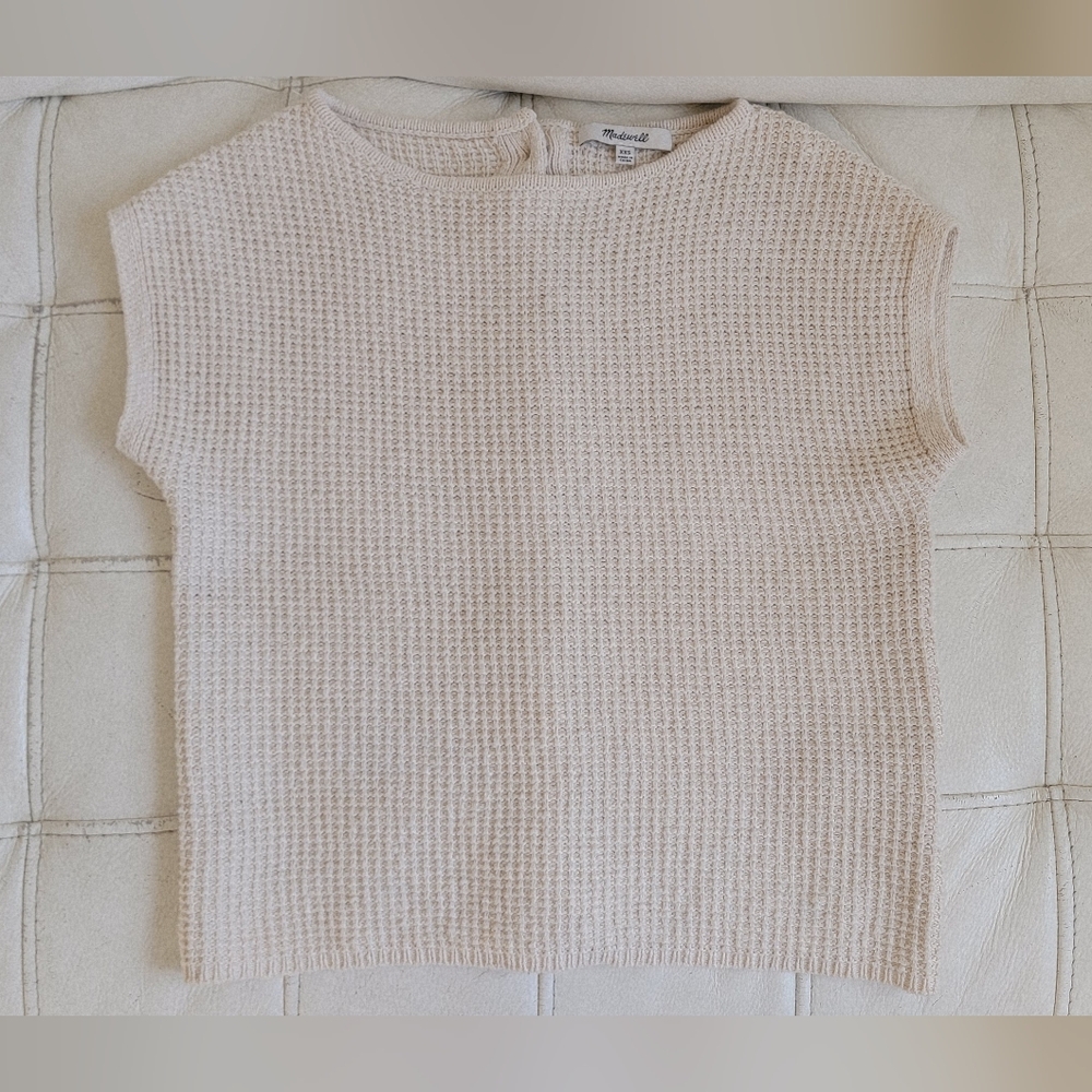 Madewell Cream Knit Top
